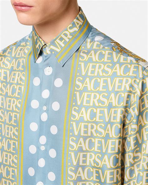 camisa versace hombre mercadolibre|silk Versace shirt men's.